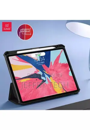 iPad Pro 12.9" 2018 Xundd Beetle Case With Softec Cover (Bla