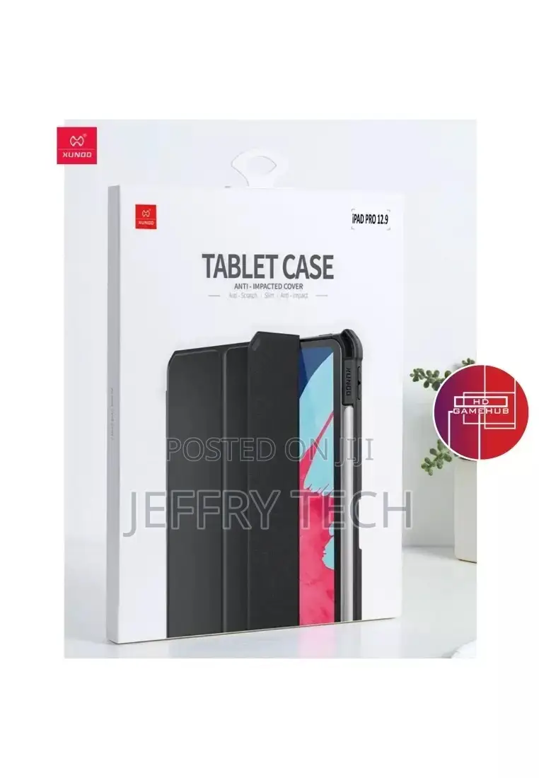 iPad Pro 12.9" 2018 Xundd Beetle Case With Softec Cover (Bla