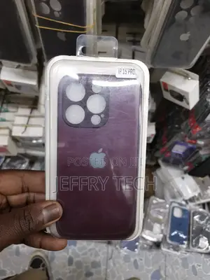 Deep Purple Camera Safe Mirror Case for Apple iPhone 15 Pro