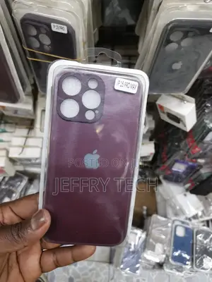 Deep Purple Camera Safe Mirror Case for iPhone 15 Pro Max