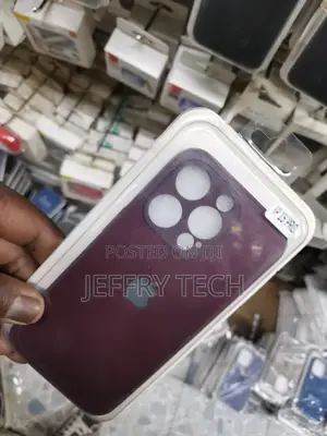 Maroon Glass Camera Protector Premium Case for iPhone 15 Pro