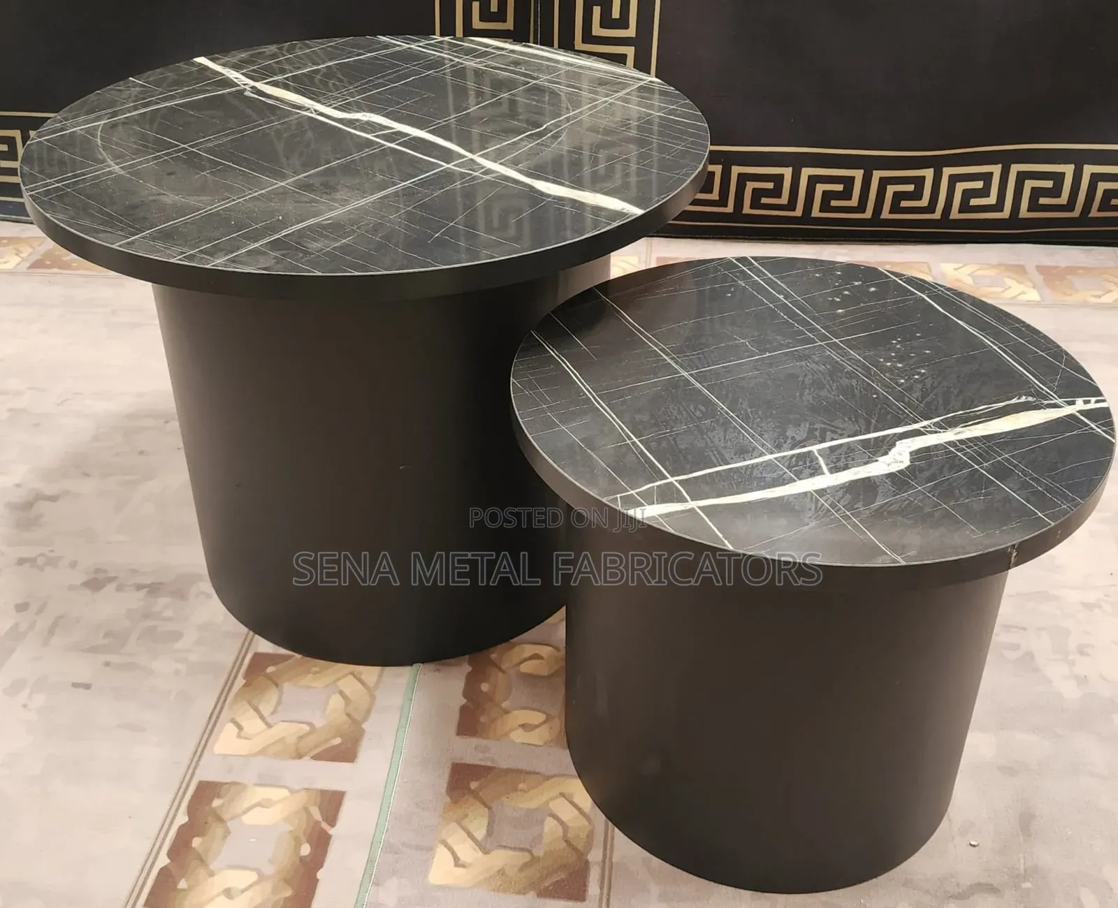 High-Quality Nesting Coffee Table With Powdercoating Finish.
