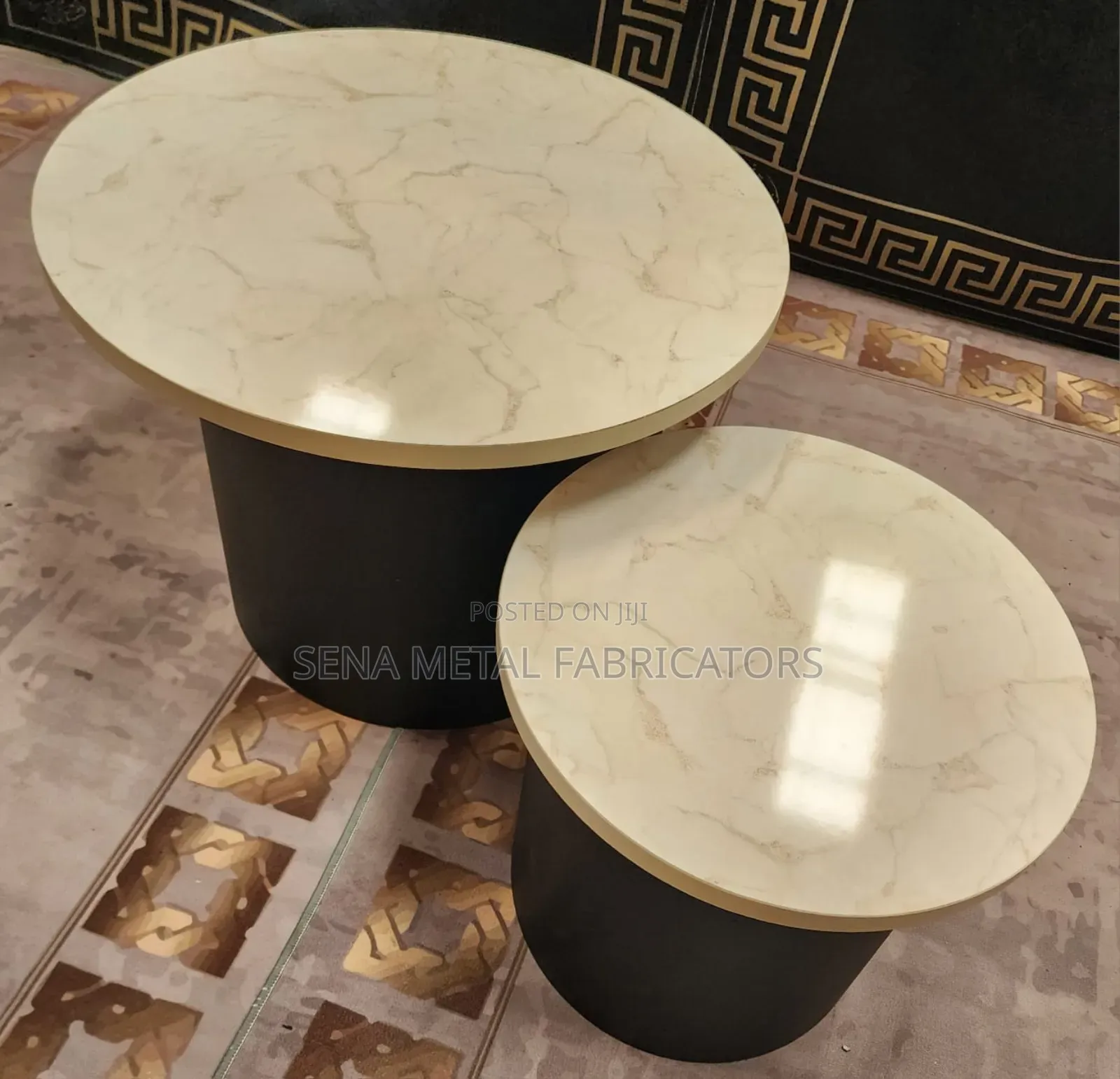 High-Quality Nesting Coffee Table With Powdercoating Finish.