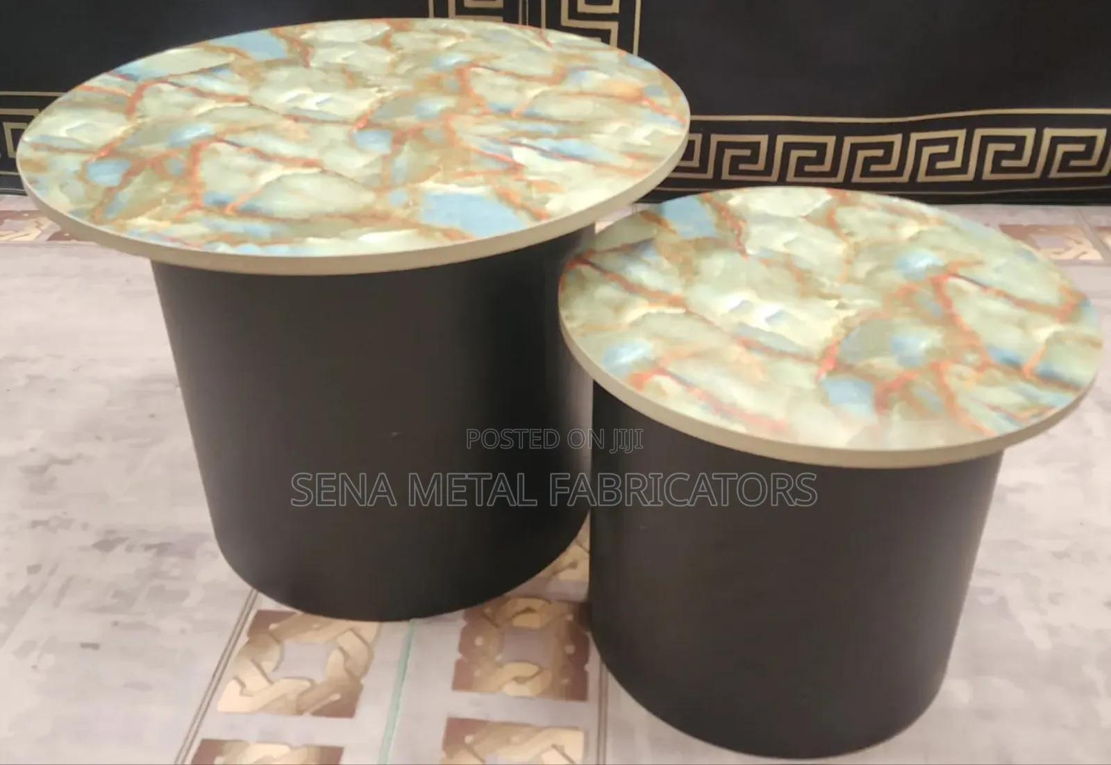 High-Quality Nesting Coffee Table With Powdercoating Finish.