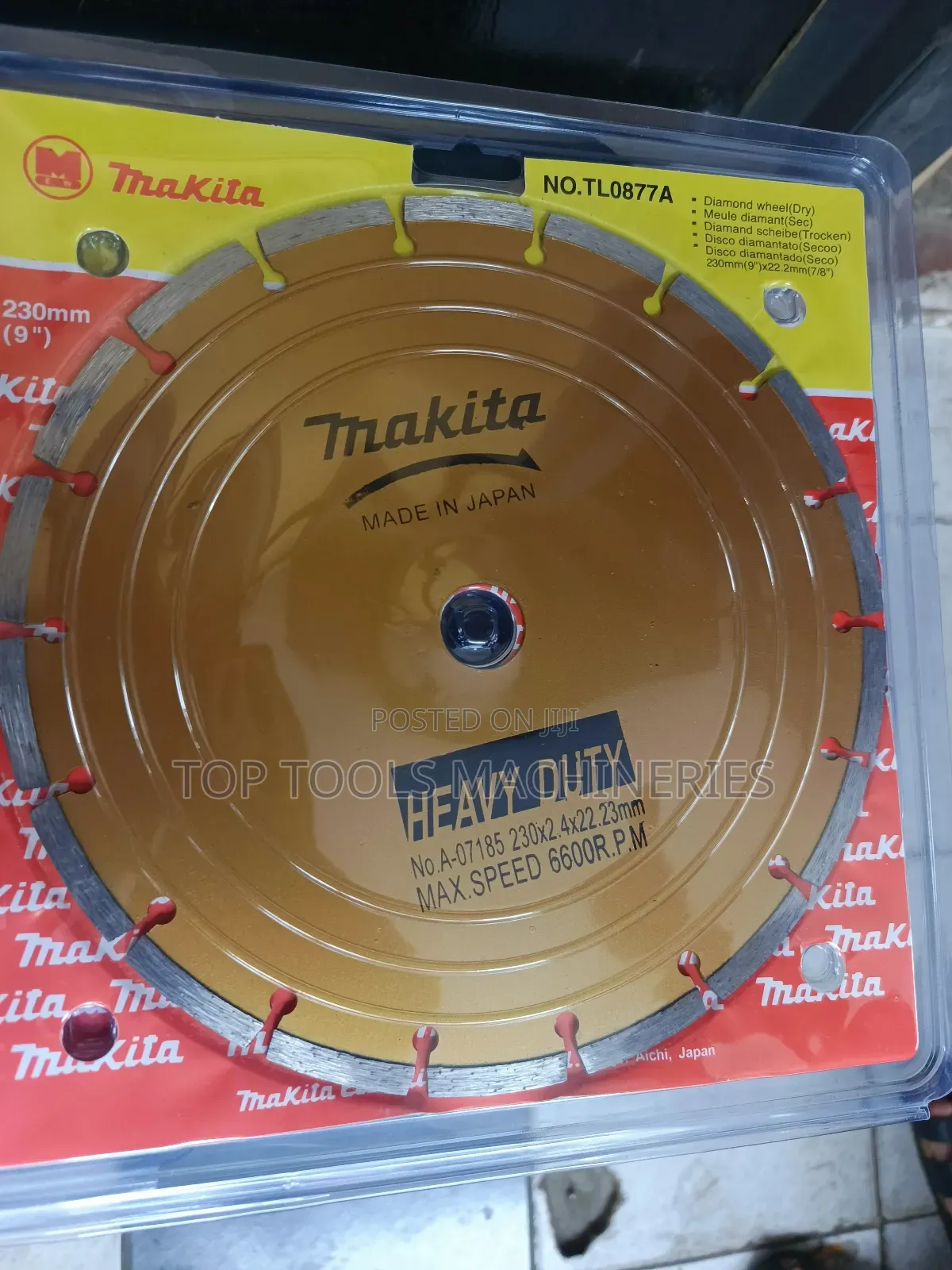 Makita 9" Inch Stone Cutting Disk