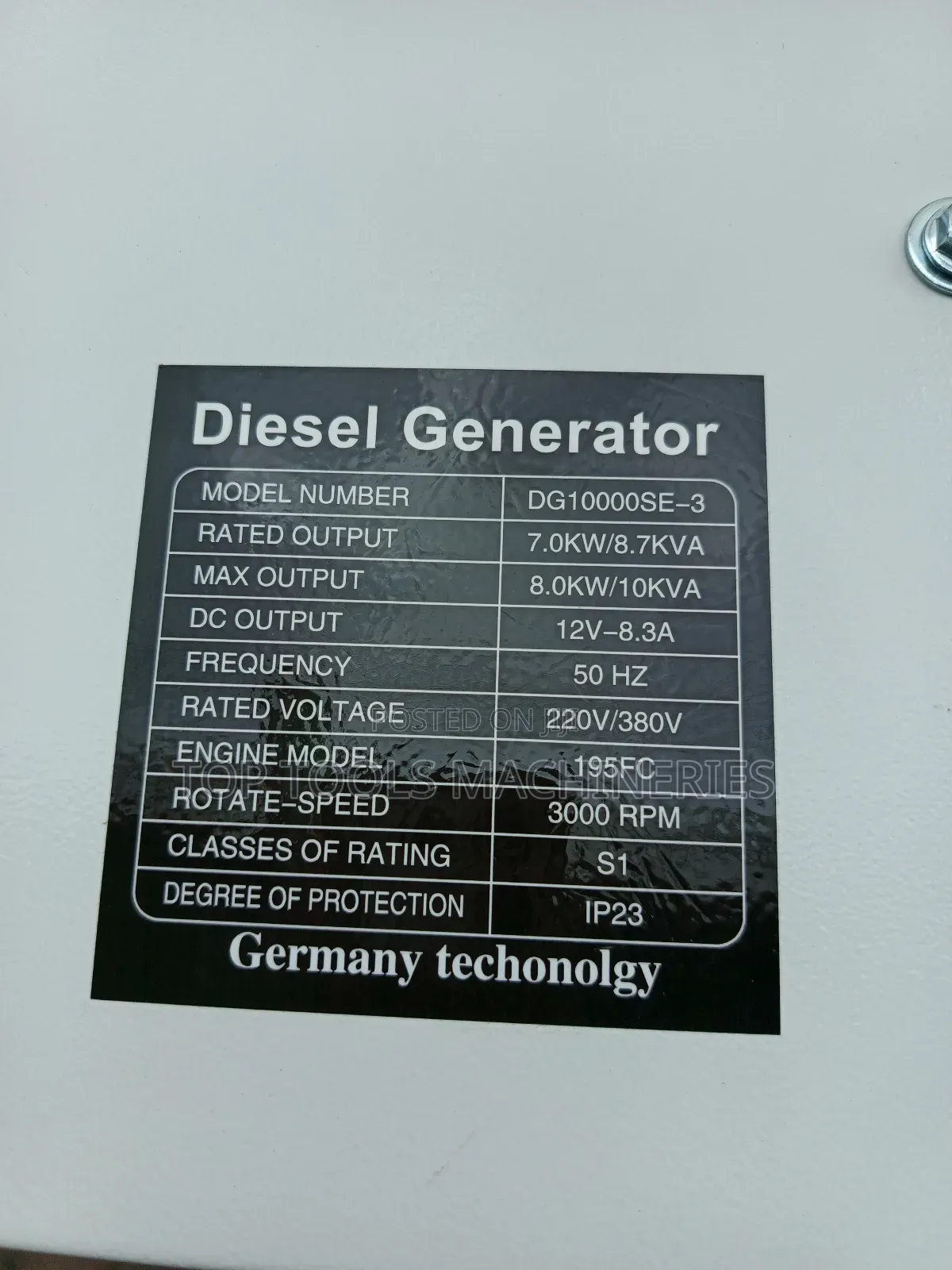 Pulsar 10kva Three Phase Diesel Silent Generator