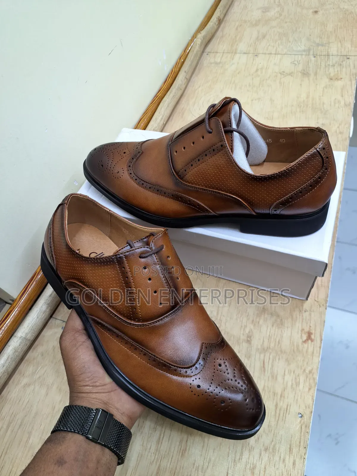 Brown Leather Official Moccasins 39-45