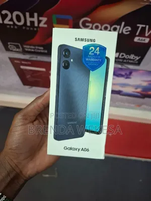 New Samsung Galaxy A06 64 GB Black