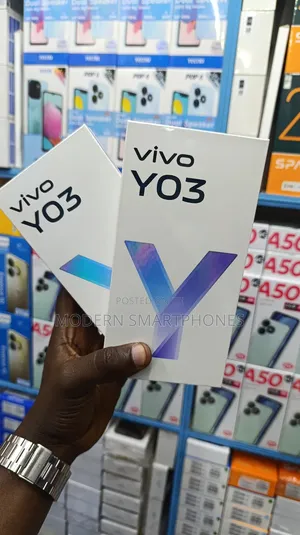 New Vivo Y03 64 GB Black