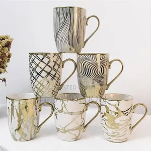 Classy Vintage Gold Mugs