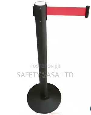 Stanchions Queue Divider Stainless Steel Black Pole