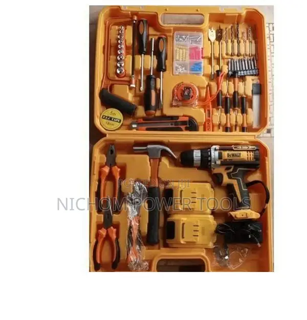 Dewalt, 36V CORDLESS Electric Cordless Hammer Drill Tool Set