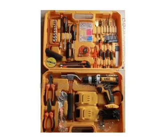 Dewalt 21V Cordless Electric Drill 47PC Tool Set WITH 2 Batt