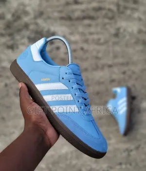 Sky Blue Adidas Samba Unisex Sneakers