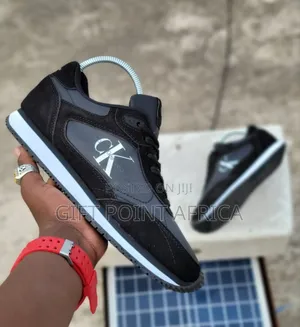 Black Calvin Klein Men Sneakers