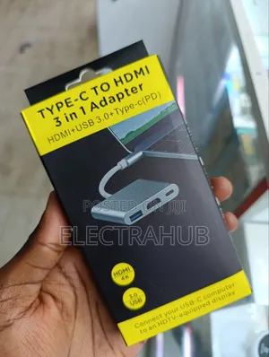Generic Type C to HDM1 3 in 1 Adapter New Sealed