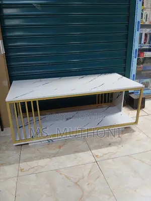Modern Marble Textured Coffee Table