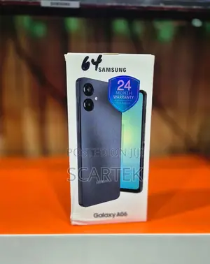 New Samsung Galaxy A06 64 GB Black