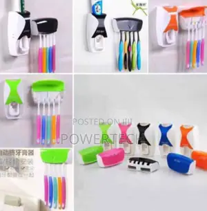 *Toothbrush Holder/ Toothpaste Dispenser.