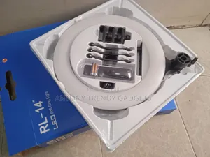 14 Inch Ring Light With Stand and Three Phone Holder