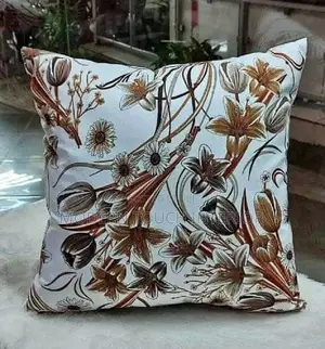Floral Brown Throw Pillows