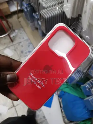 Red Silicone Case for iPhone 15 Pro Shockproof and Drop Prot