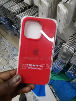 Liquid Silicone Case for iPhone 14 Pro - Watermelon Red