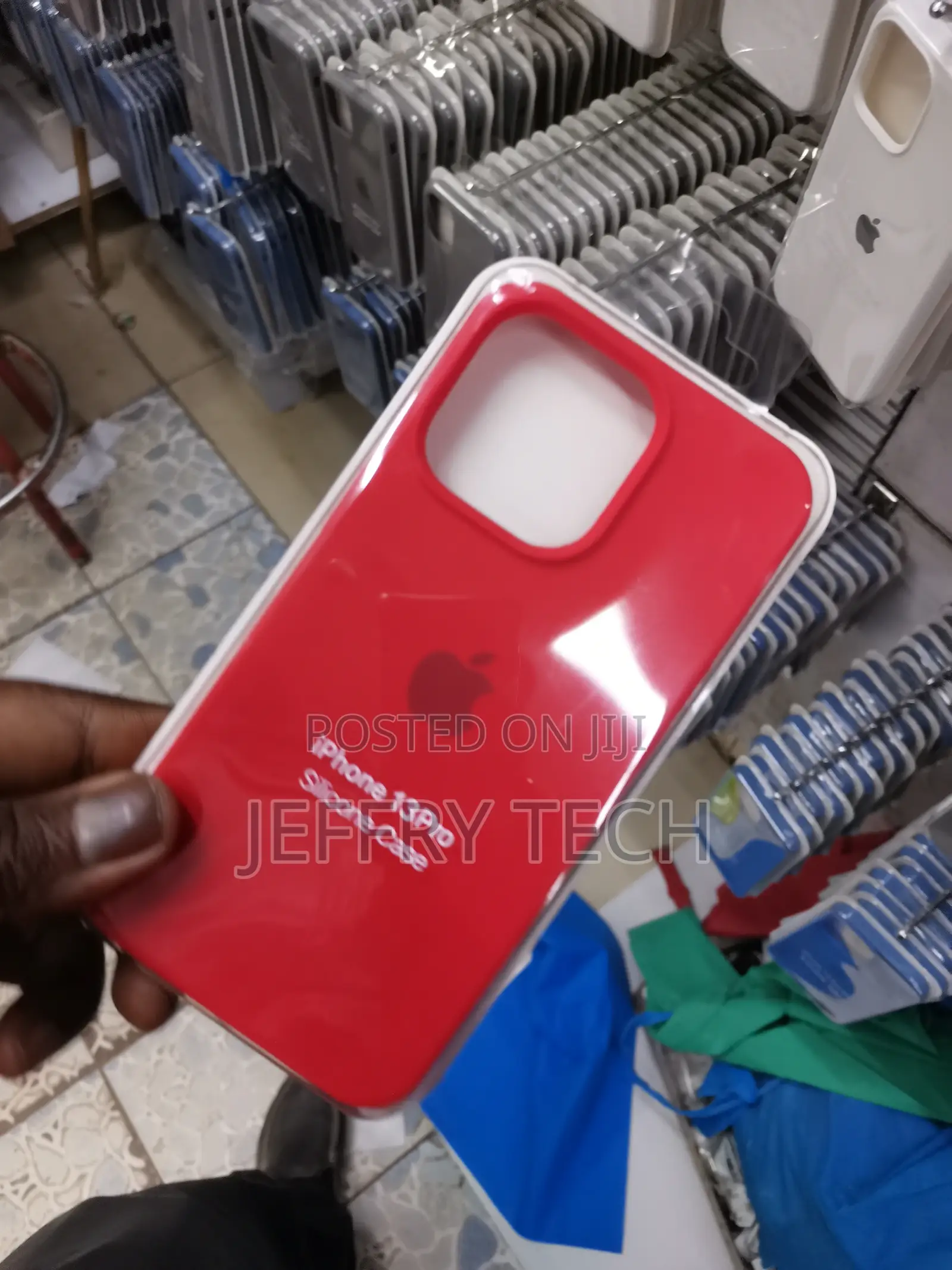 Silicone Case for iPhone 13 Pro- Red