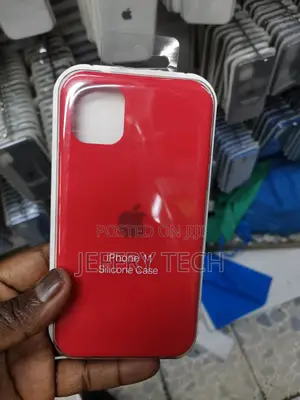 Red Silicon Case for iPhone 11