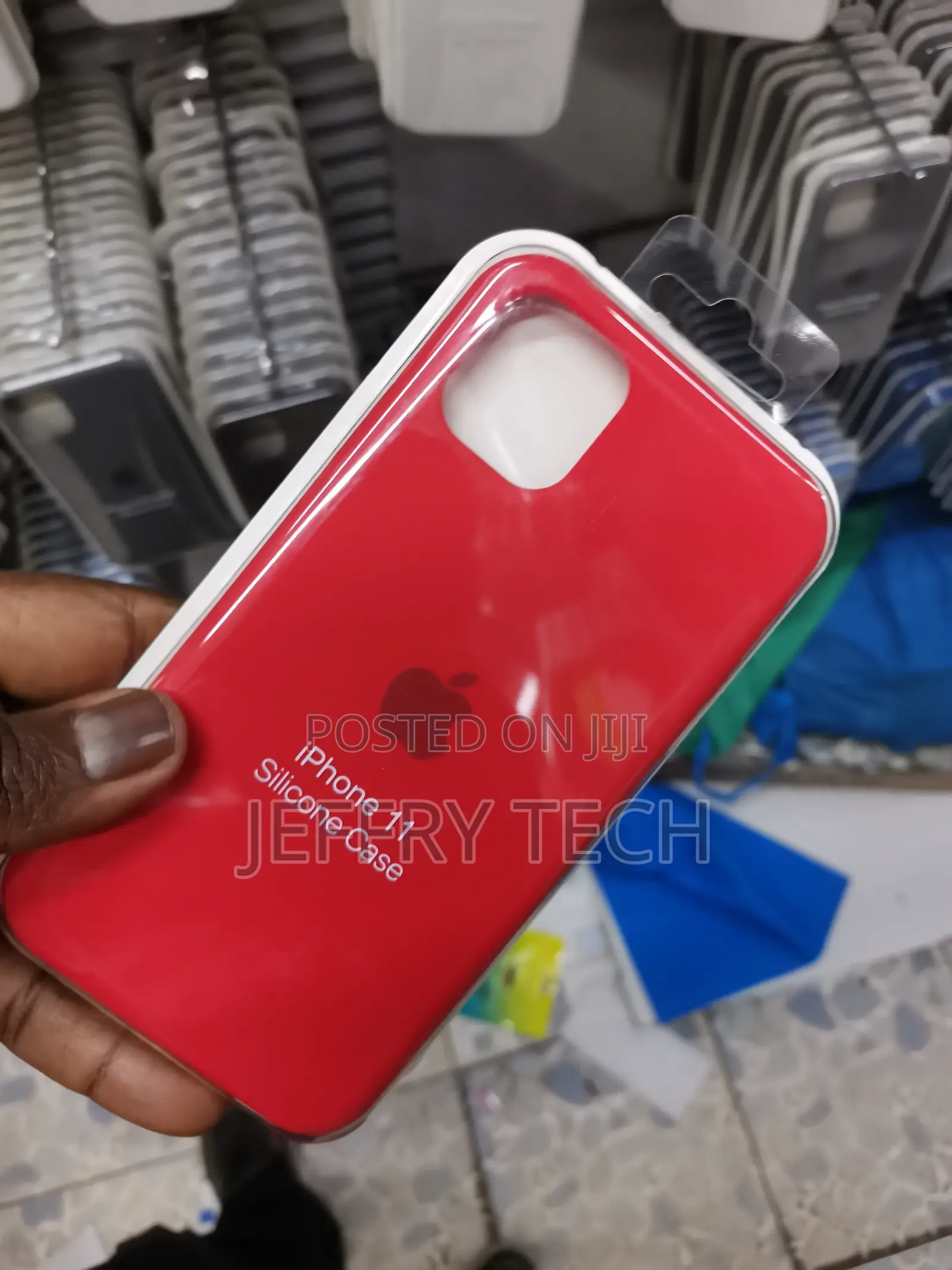 Red Silicon Case for iPhone 11
