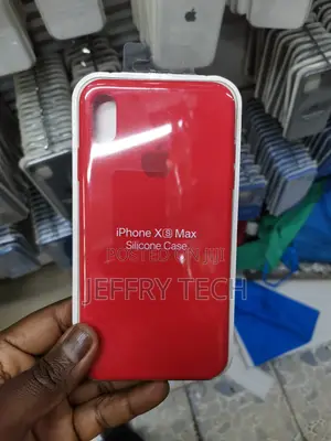 Red Original Silicone Case for Apple iPhone Xs Max
