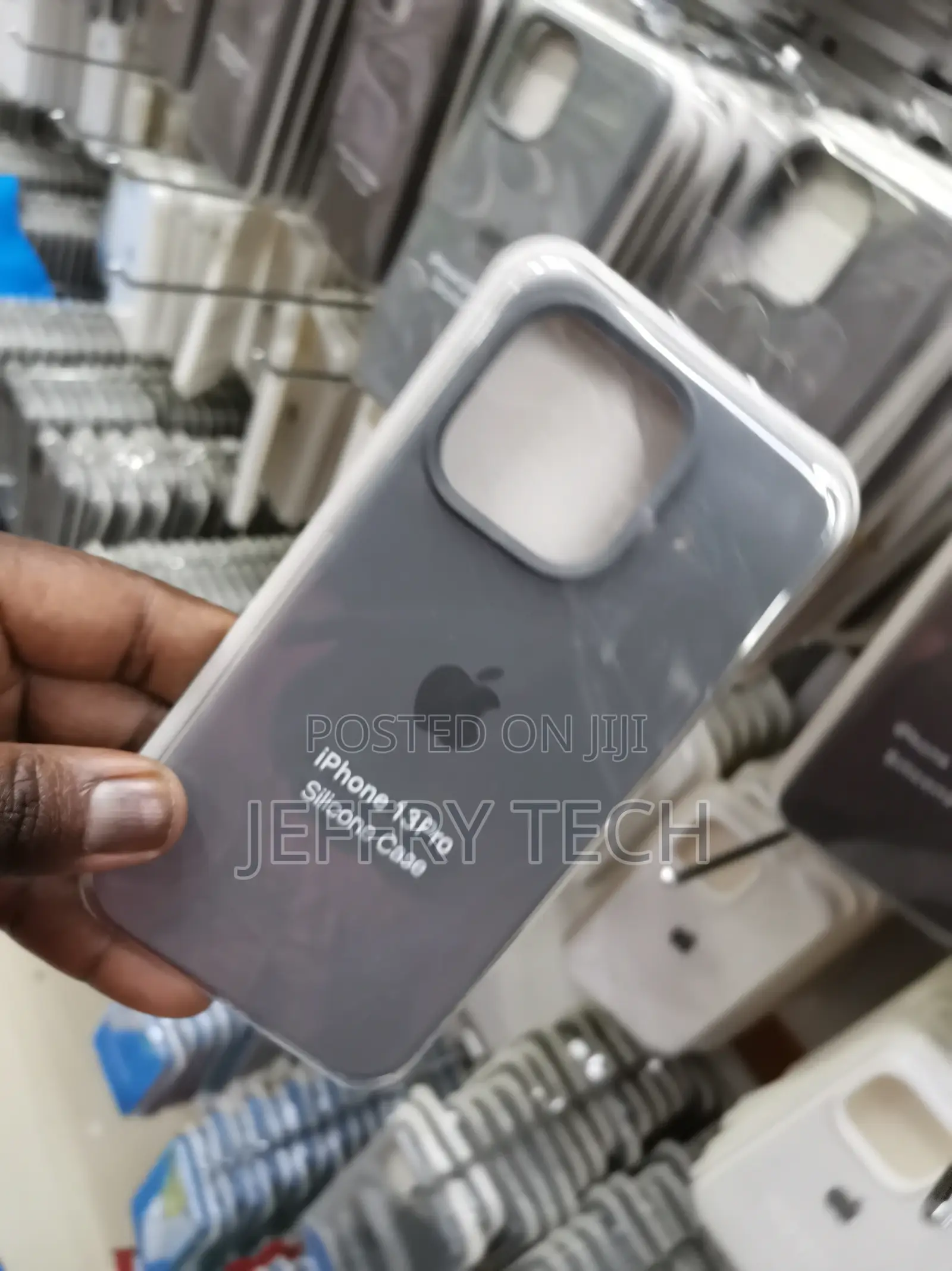 iPhone 13 Pro Official Silicone Case- Natural Titanium