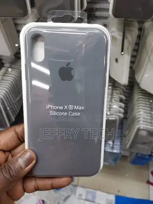 iPhone Xs Max Official Sillicone Case Grey