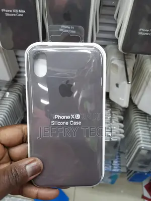 Silicone Back Cover Case for iPhone X Grey