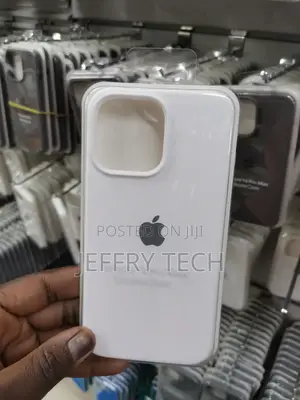 iPhone 12 Pro Max Simple White Silicon