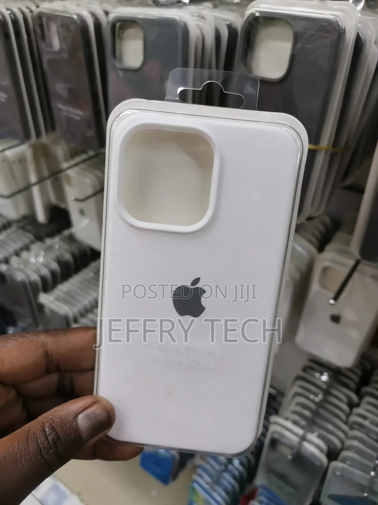 iPhone 13 Pro White Simple Silicon Case