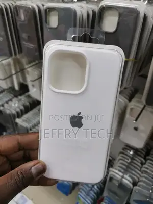 iPhone 13 Pro White Simple Silicon Case