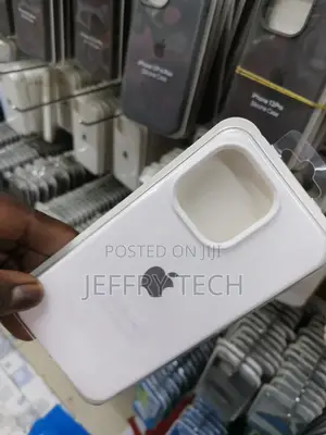 iPhone 13 Pro White Simple Silicon Case