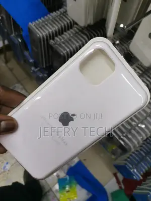 iPhone 11 Pro Max Silicone White Mobile Cover
