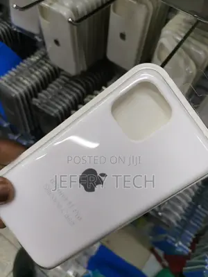 iPhone 11 Silicone White Mobile Cover