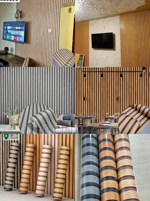 Grey and Brown Striped Wallpapers Wooden Look Wallpapers