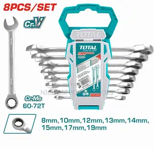 Total THT102RK086 8 PCS Ratchet Spanner Set