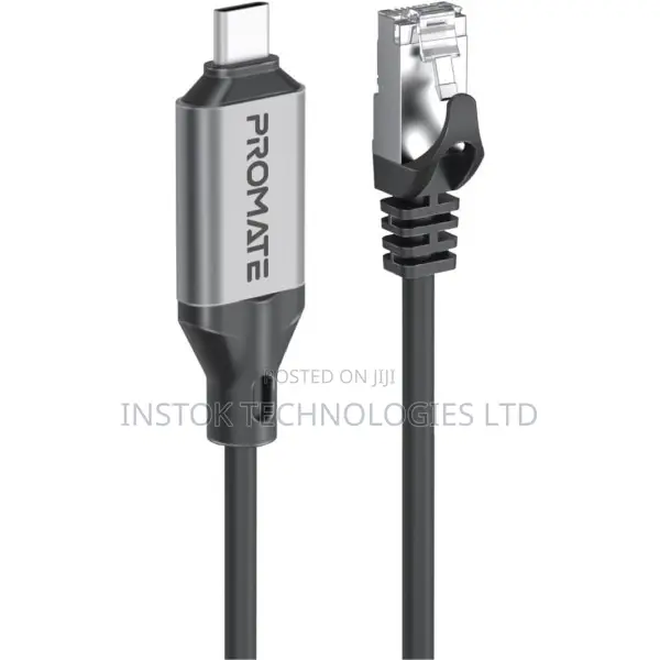 Promate Clink-Rj45 High-Speed USB-C Gigabit Ethernet Cable