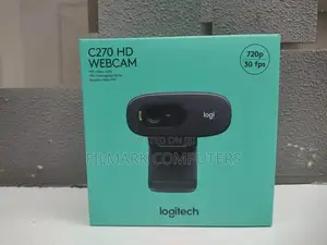 Logitech C270 HD Webcam, 720p Video With Noise Reducing Mic