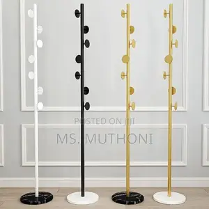 Marble Base Luxury Coat Rack Floor Standing Clothes Hanger