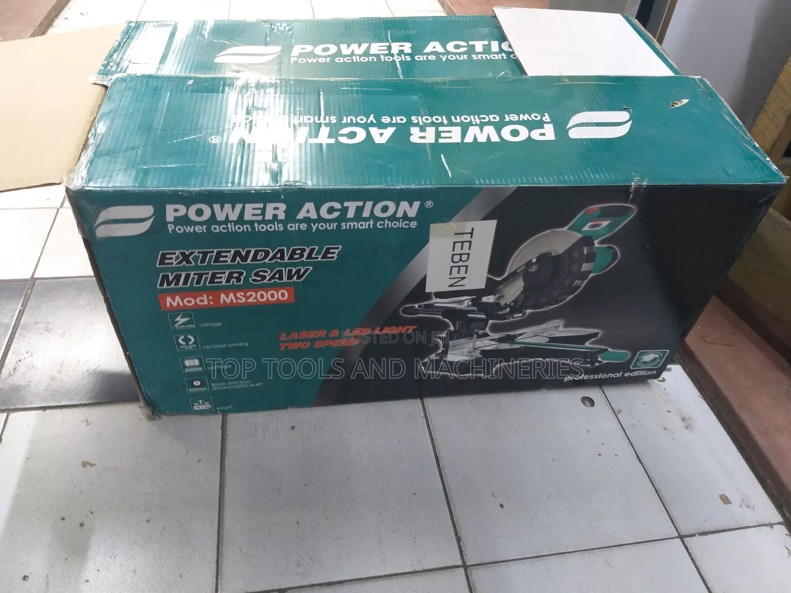 Ms2000 Extendable Mitre Saw With Laser LED Light 2 Speed