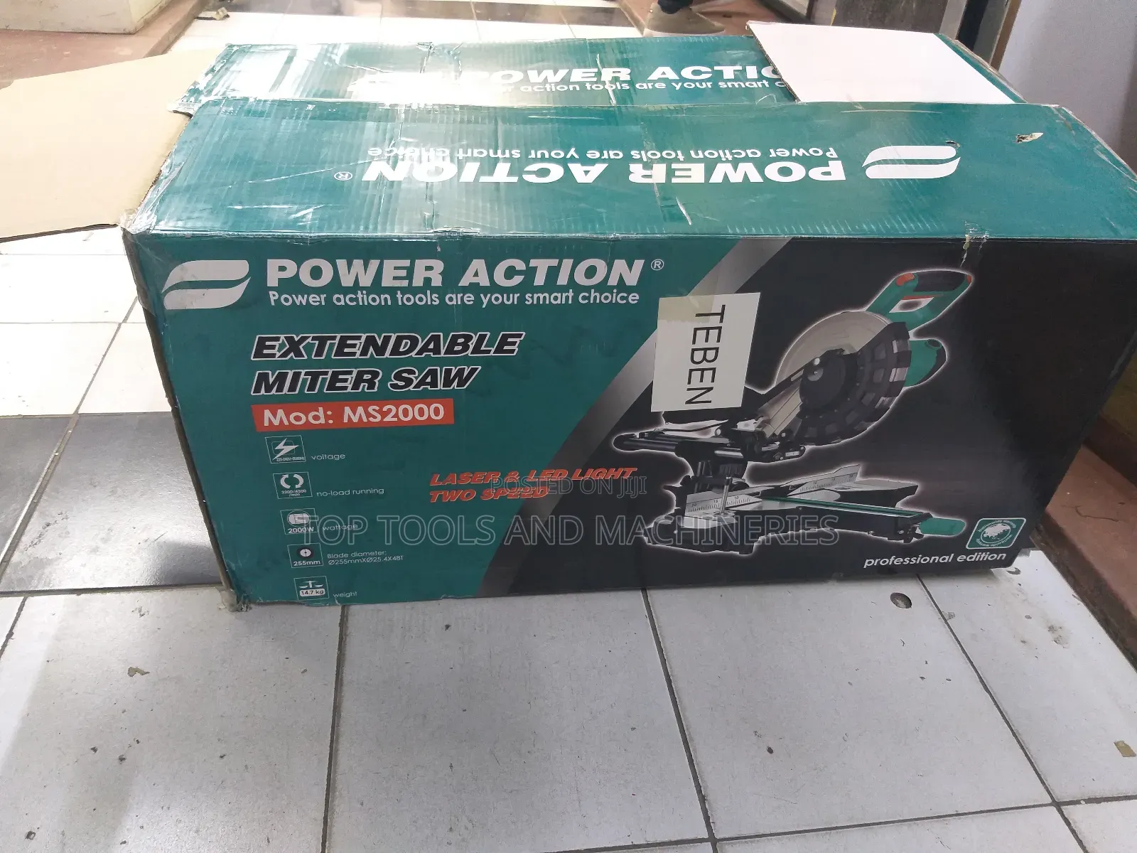 Ms2000 Extendable Mitre Saw With Laser LED Light 2 Speed