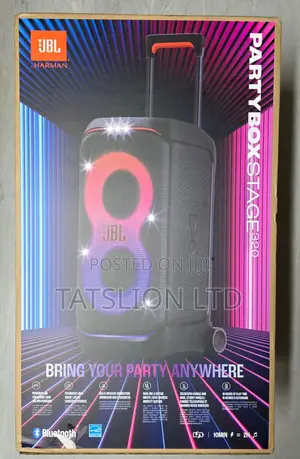 JBL Partybox Stage 320 Portable Bluetooth Party Speaker
