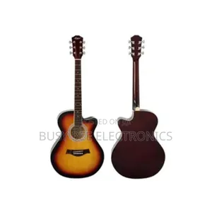 Happy 6 String Acoustic Guitar Size Sunburst