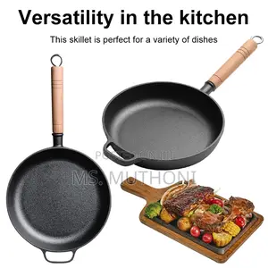 25 Cm Thickened Cast Iron Frying Pan